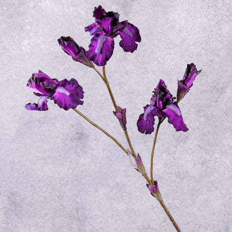 Iris Spray, (Silk-ka), Purple, 102cm