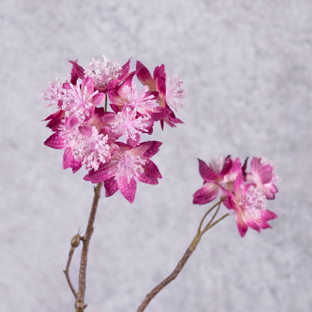 Astrantia Spray (Silk-ka), Mauve, 110cm