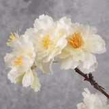 Blossom spray, Artificial, white, 63cm
