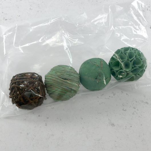 four crafting balls
