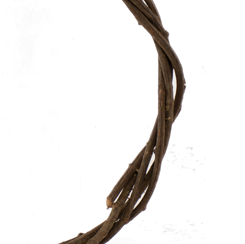 Wreath, Twisted Vine, Natural, 30cm Diameter