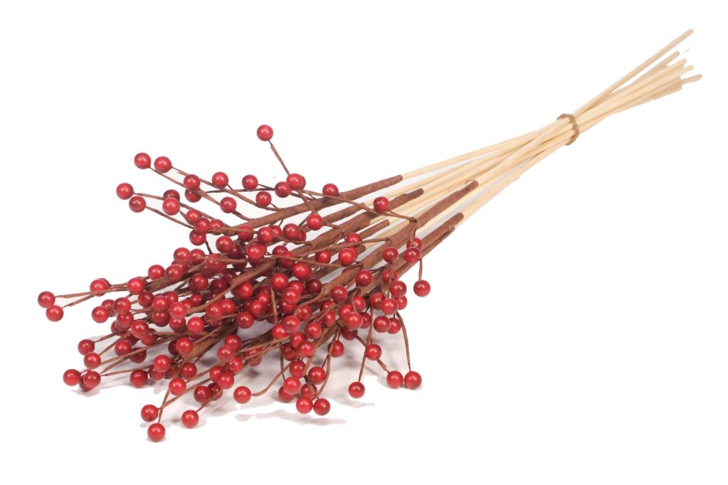 Pre Order Ilex berry on stem red, box x 25