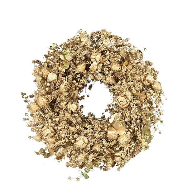 Pre Order Wreath Ø25cm Sparkle gold, each