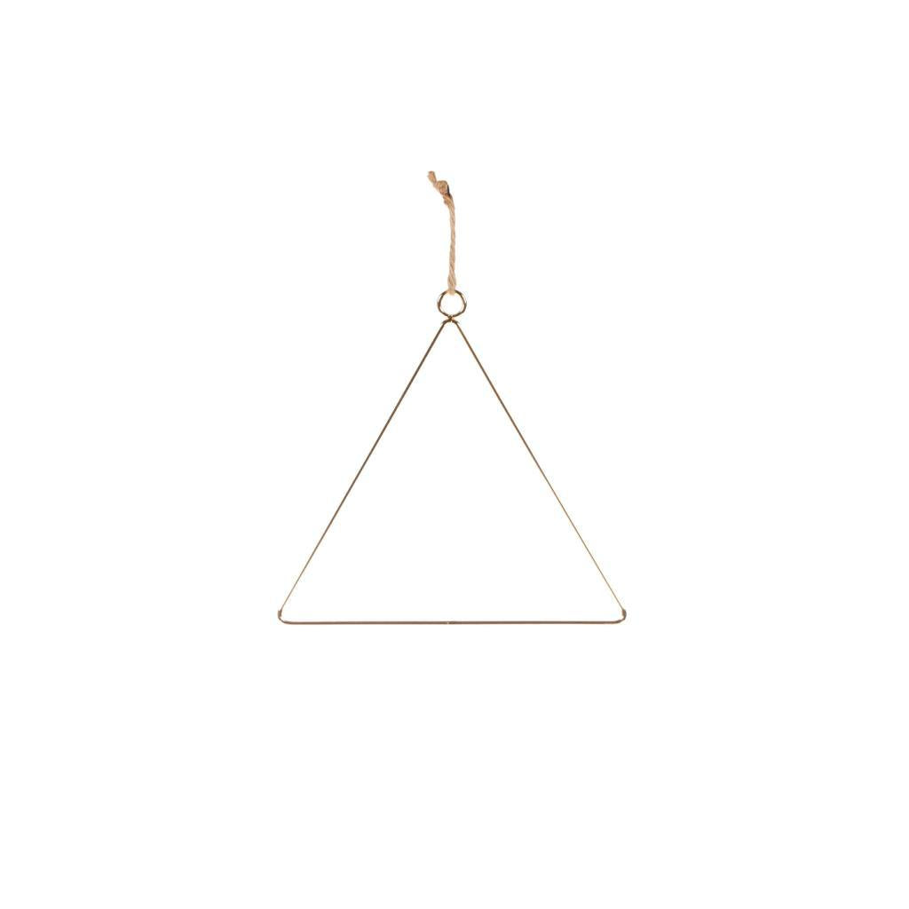 Pre Order Triangle 20cm metal SB gold, box x 20