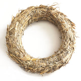 Straw Wreath, 20cm Diameter