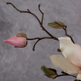 Blossom - Magnolia Stem, White/Pink, 48cm