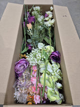 Faux Flowers, End of Line Clearance Boxes, 50 stems