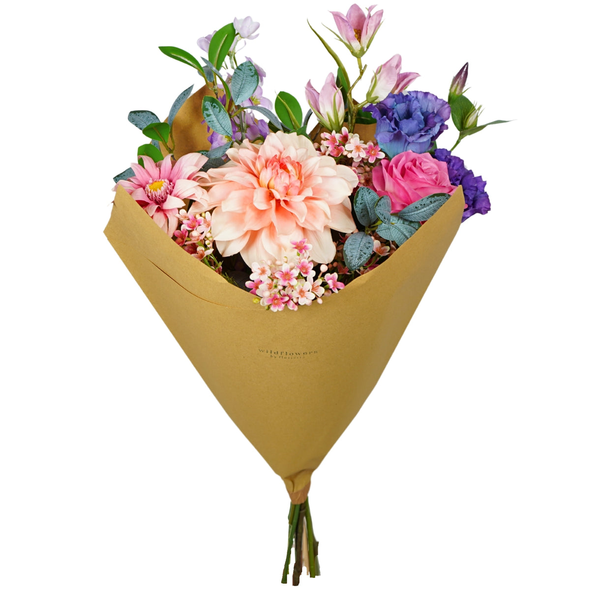 Pre Order Artificial bouquet large, purple glow, box x 4 bouquets