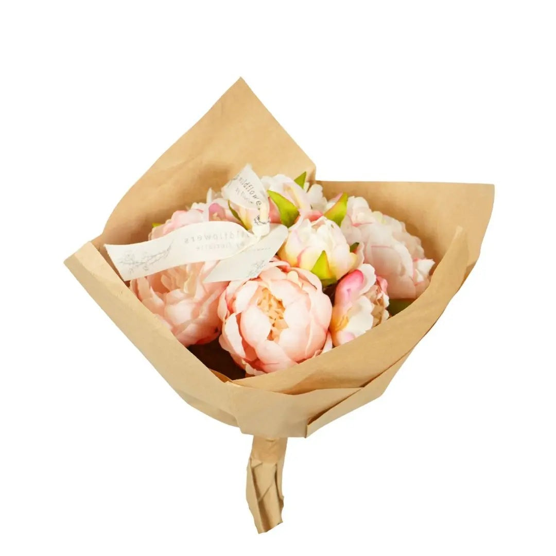 Pre-Order Classic Artificial Bouquet, Small, peony love, box x 6 bouquets