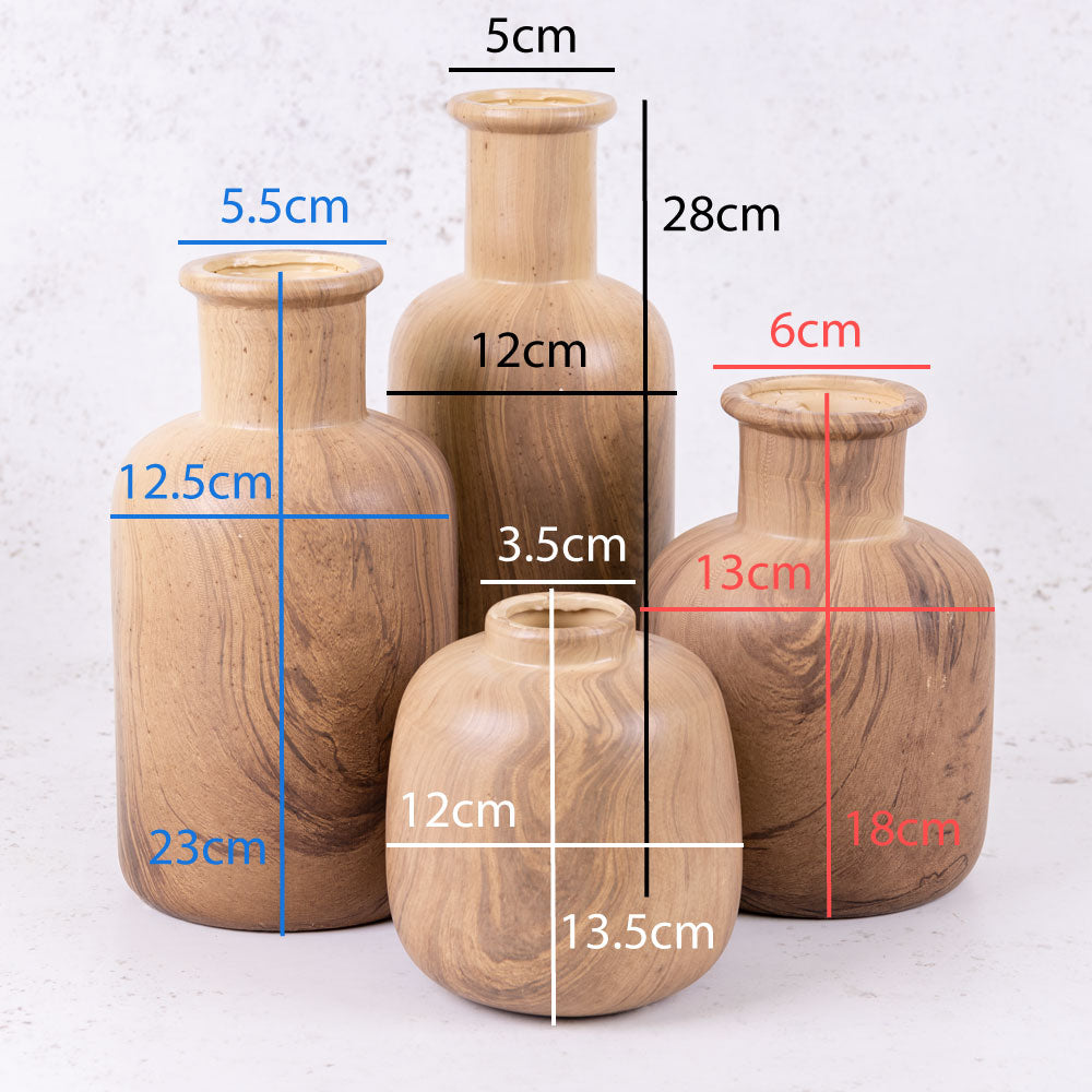 Ceramic Vase Collection in four different sizes