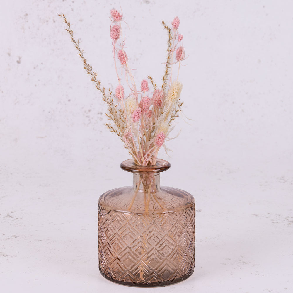 Arrangement, eryngium, lagarus, fluffy reed grass