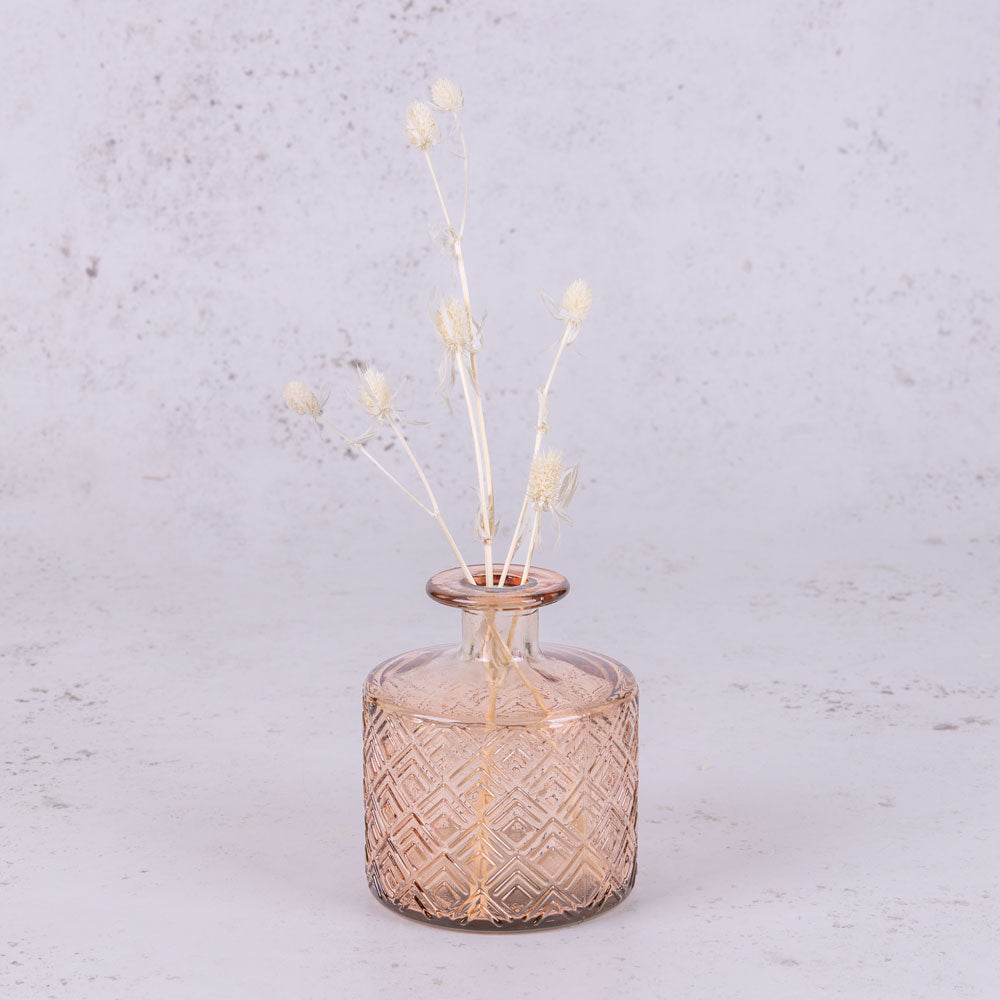 Eryngium, bleached white, arrangement, vase