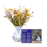 Pre Order Flower Vase, Delft Blue, DIY, Blue, box x 2 vases