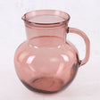 Pink Recycled Glass Jug, 2.3L, H20cm