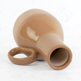 Taupe Ceramic Carafe, H19.5cm
