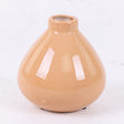 Orange Ceramic Bud Vase, H12cm