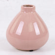 Pink Ceramic Bud Vase, H12cm