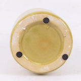 Yellow Ceramic Bottle Vase, H23cm