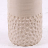 Ceramic Vase White / Cream, H23cm