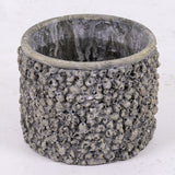 Pot, Fibre Stone, Grey, 16.5x13.5cm