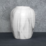 Vase, Marmoris, Black-White, 17 x 21cm