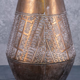 Battambang Metal Vase, Copper, 26x75cm