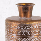 Battambang Metal Vase, Copper, 22x36cm