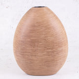 Brown Vase, Lucat, Height 37cm