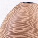 Brown Vase, Lucat, Height 37cm