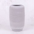 Vase, Terracotta, White, 24cm