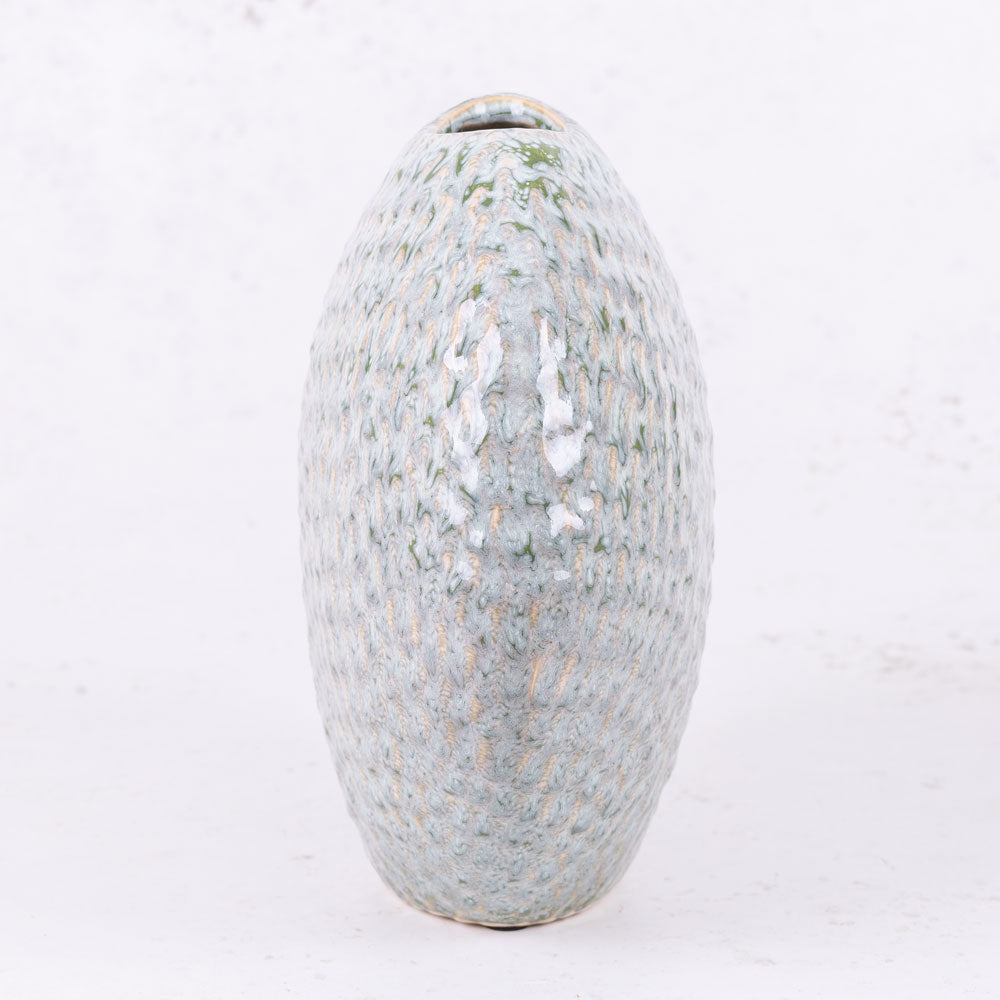Vase, Ceramic, Light Green, 21.5cm