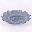 Bowl, Recycled Glass, Grey,33cm