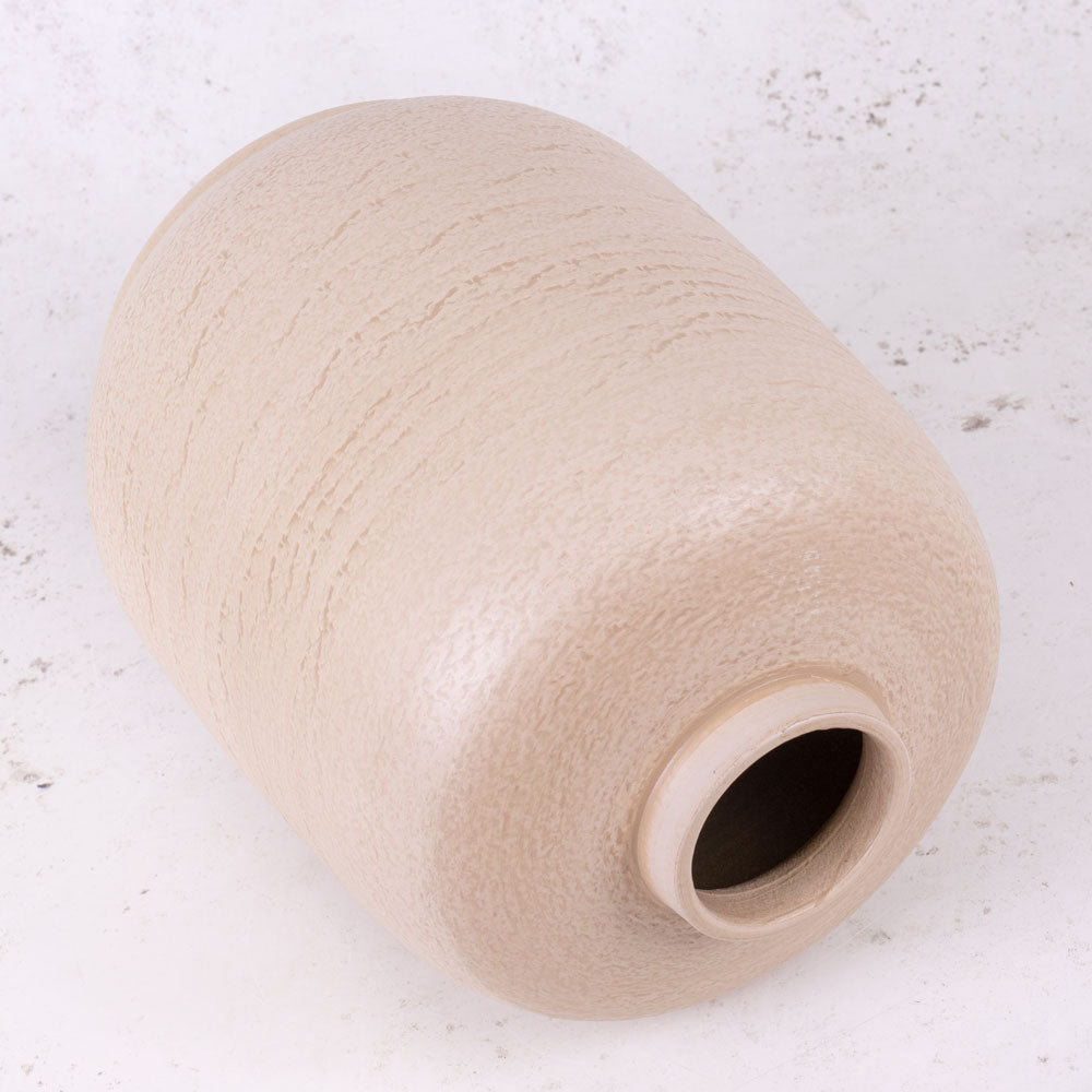 Bottle Vase, Terracotta, White, H28cm