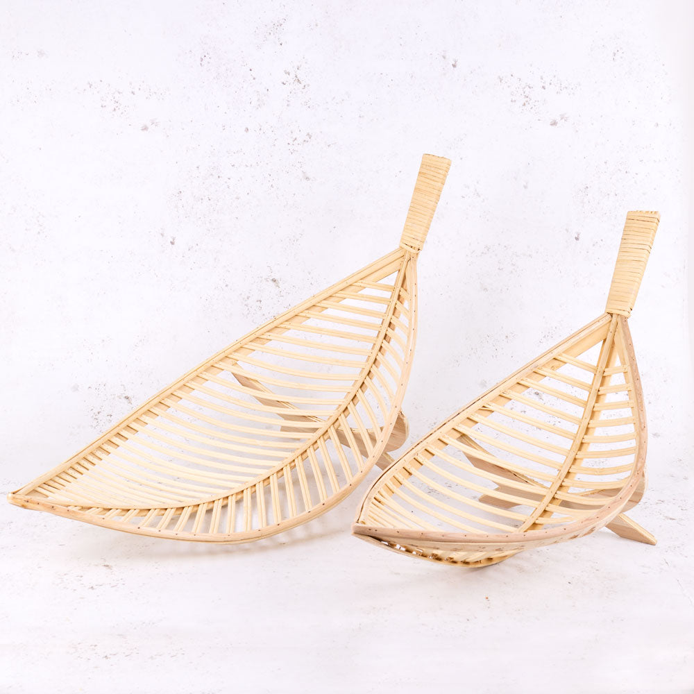 Tray Duo, Bamboo, Natural, 78/67cm, per set