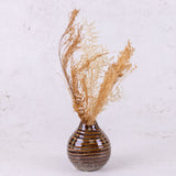 Ceramic Bud Vase, Brown, H10.6cm