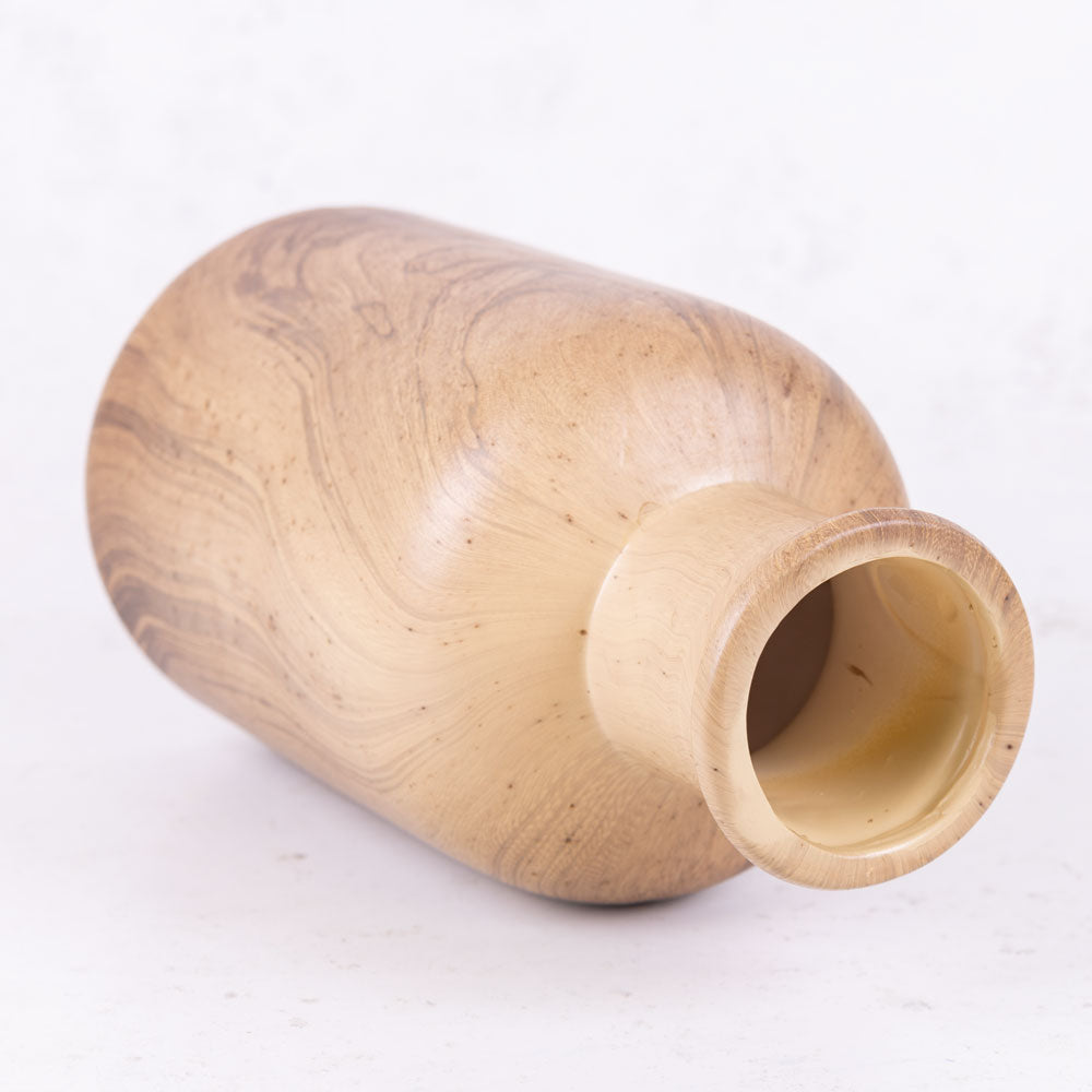 Ceramic Vase, Natural Brown, 12.5x23cm