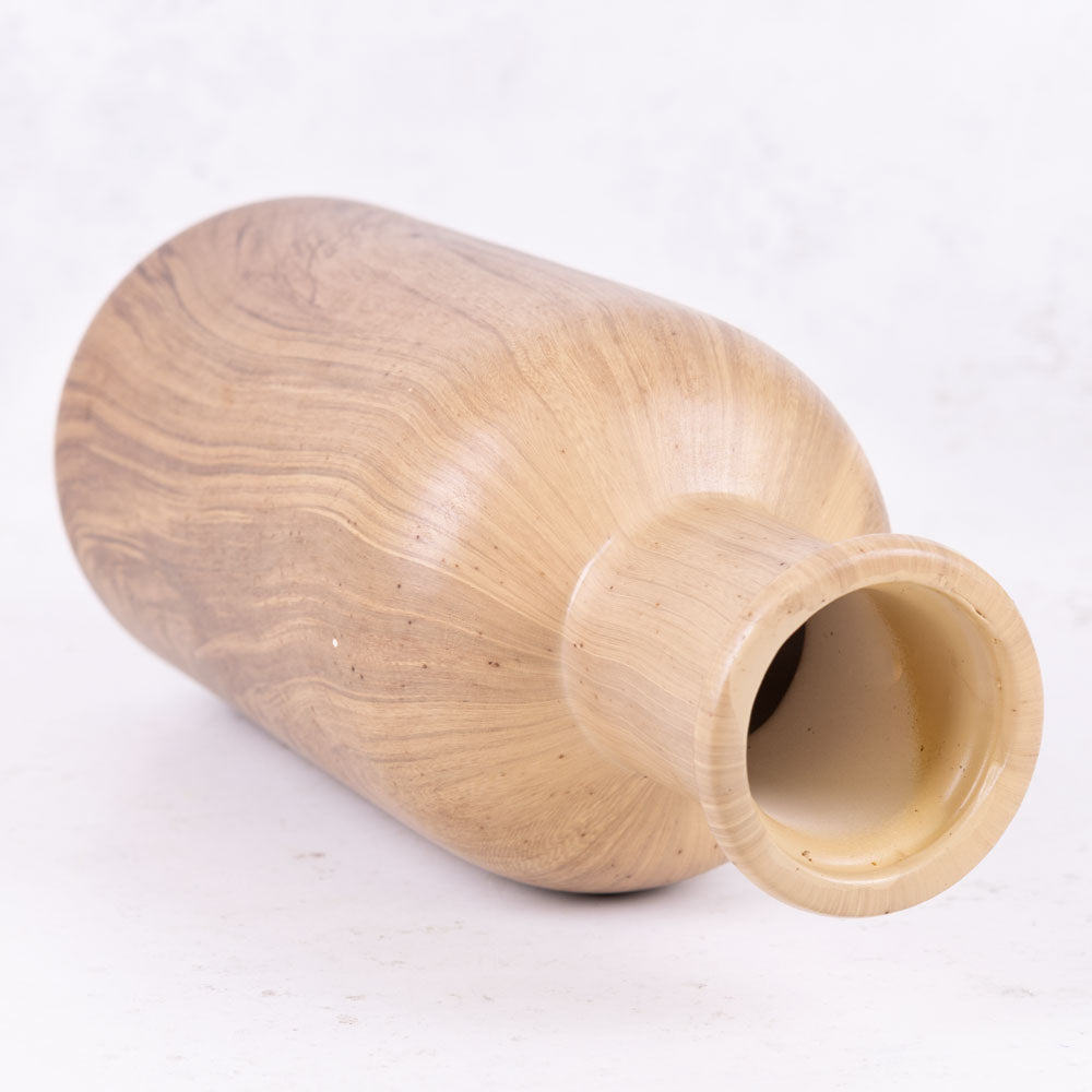 Ceramic Vase, Natural Brown, 12x28cm