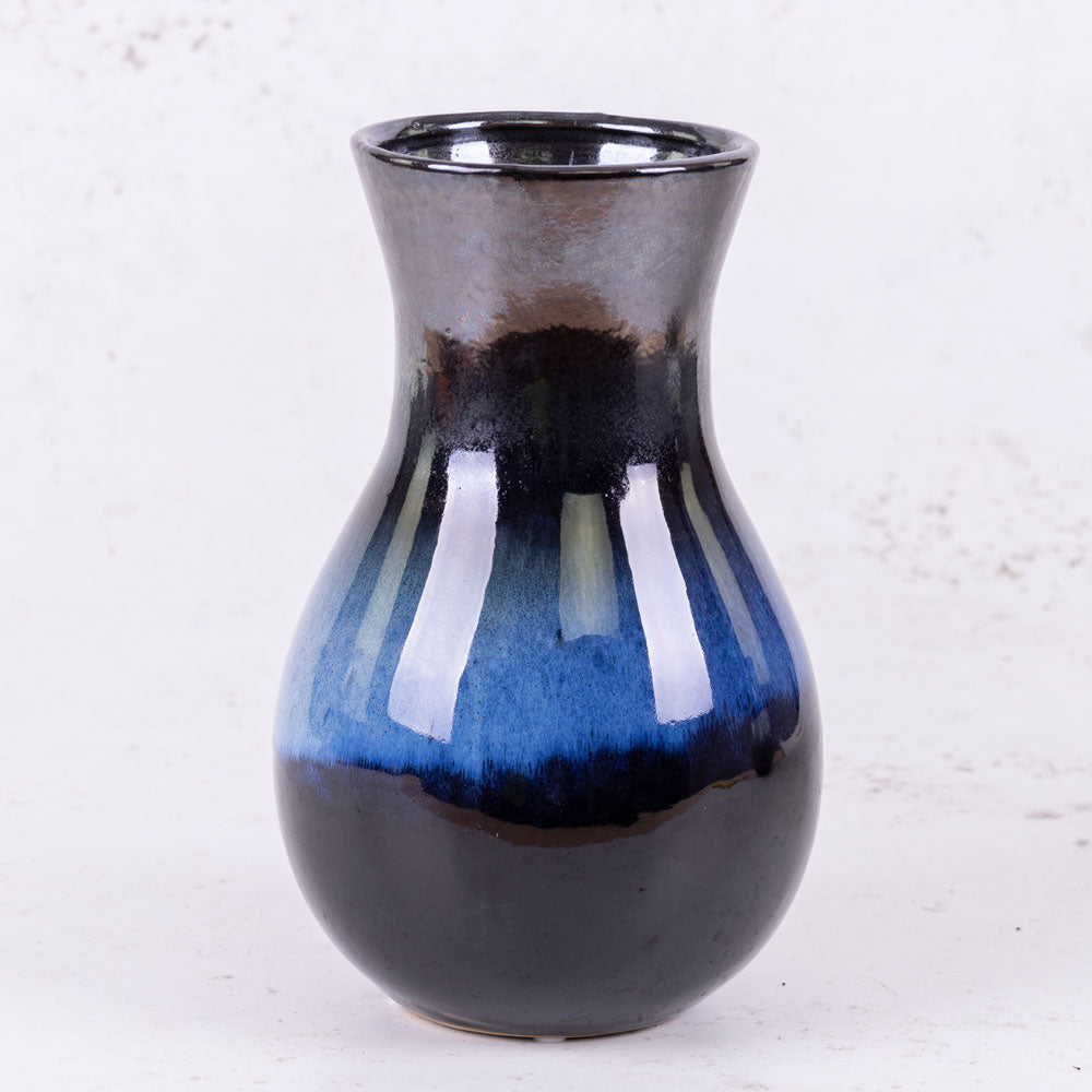 Vase, Ceramic, Dark Blue H20cm