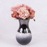 Vase, Ceramic, Light Blue/Grey H20cm
