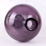 Vase, Recycled Glass, Purple, 34x42cm