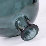 Vase, Recycled Glass, Green, 34x44cm