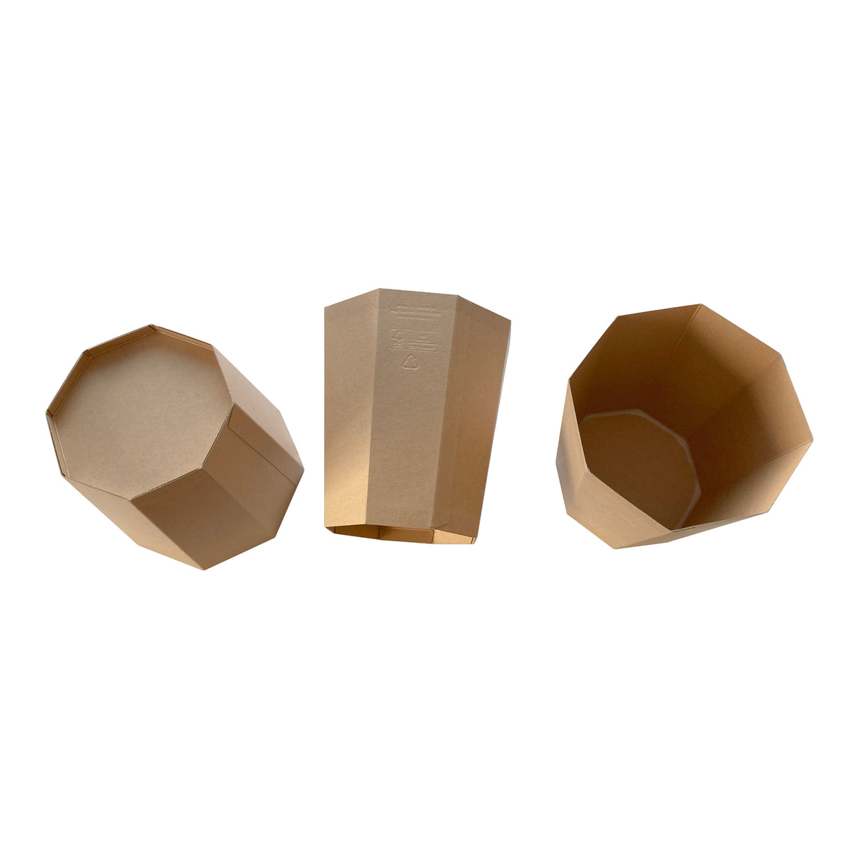 Cardboard Display Bucket 10L natural