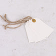 Luggage Tags, Cream, 7 x 3.5cm, Pack x 10