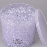 Acrylic Stones, Clear, 10-15mm, 1.6kg in a plastic tub