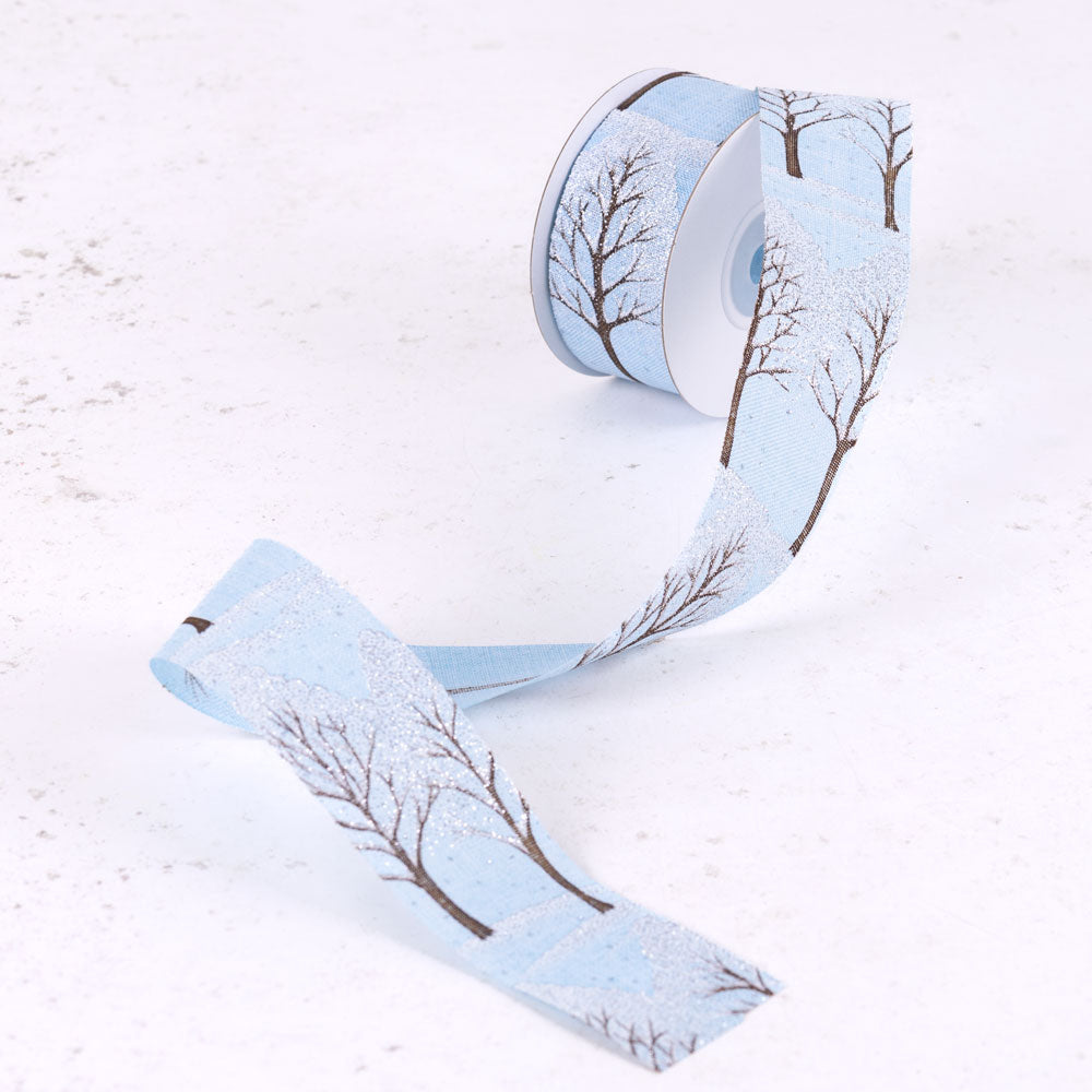 Ribbon, Iced Birch, Light Blue, 38mm x 10m