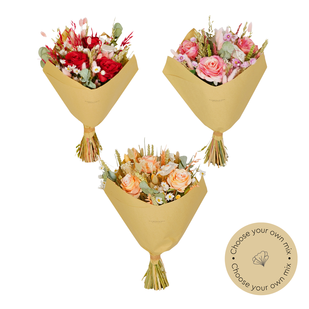Pre-Order Romantic Bouquet large, you select, box x 5 bouquets