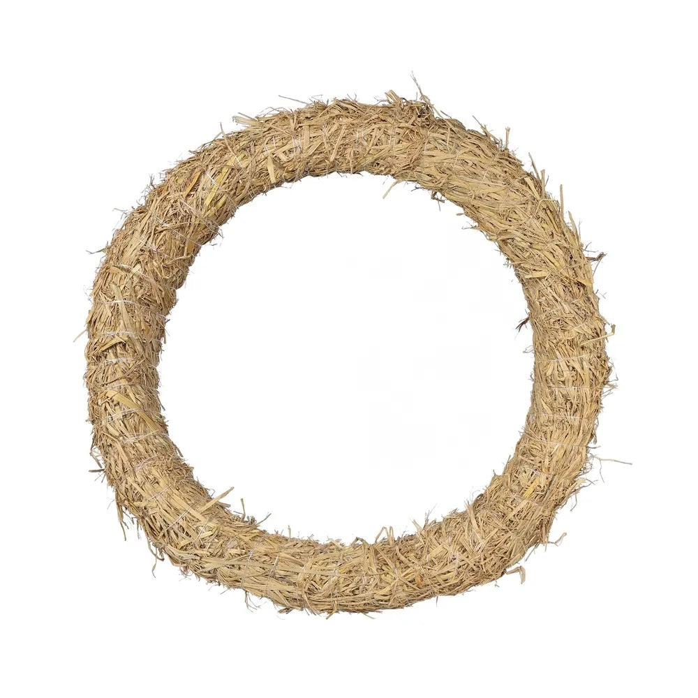 Straw Wreath Base, Dried, Diameter 50cm