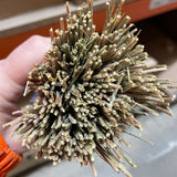 This image shows the base of one our bunches of dried lavender to show roughly how many stems you may expect in a bunch
