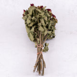 Spray Roses, Dried, Natural Red, x 10 Stems