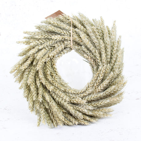 Wreath, Wheat, Natural, 30cm